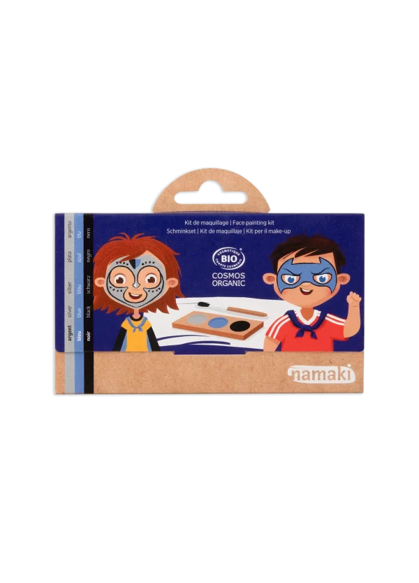 kit truccho per bambini cavaleriere e supereroe