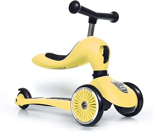 Monopattino convertibile in Triciclo 2in1 Highwaykick 1 - Limone