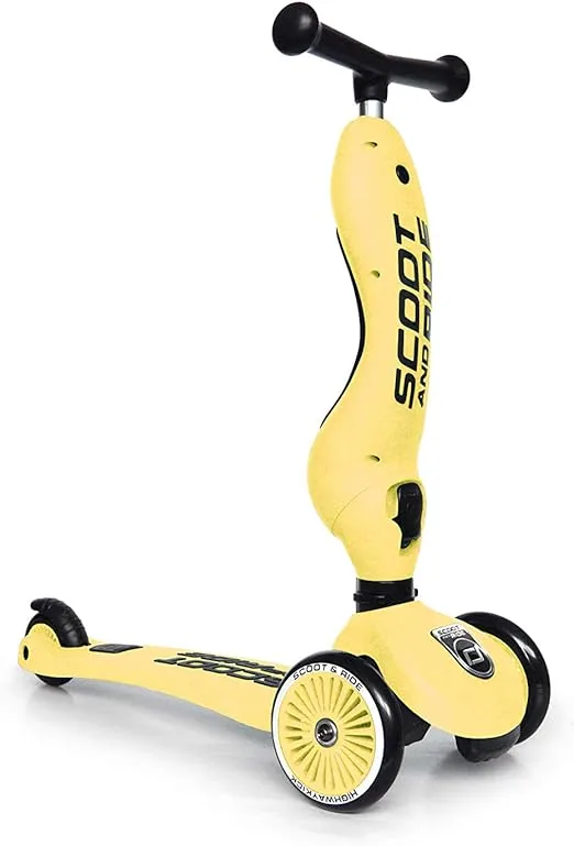 Monopattino convertibile in Triciclo 2in1 Highwaykick 1 - Limone