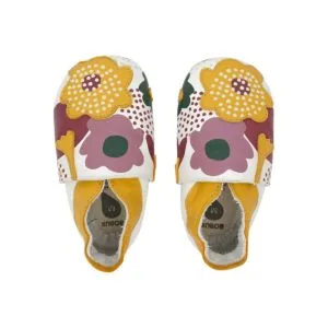 Bobux Soft Sole Fleur White - Scarpa per neonato