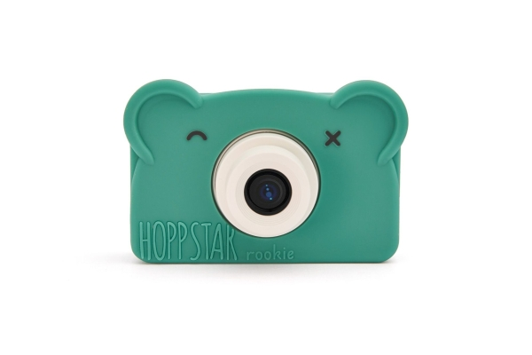 macchina fotografica per bambini Hoppstar di colore verde