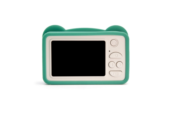 retro macchina fotografica per bambini Hoppstar di colore verde e biano