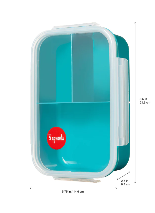 Porta pranzo per bambini 3 Sprouts con dimensioni