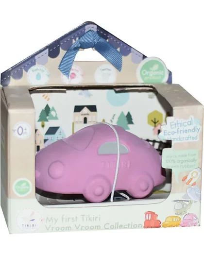 Gioco per neonati in gomma naturale 3 in 1 Vroom Vroom Friends