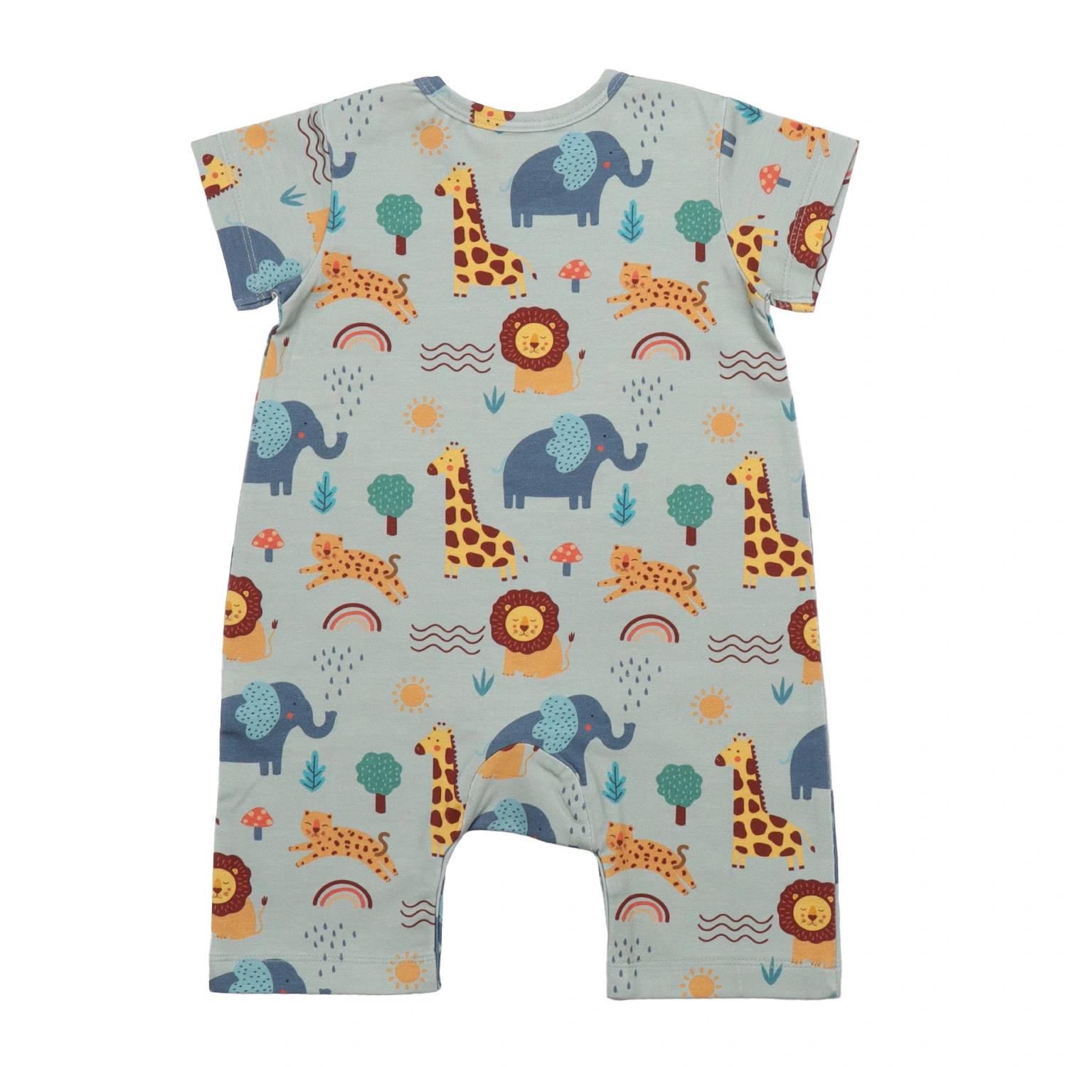 Tutina corta Ultima Taglia 62/68 cm 3/6 mesi- Mini safari - Walkiddy - immagine 2