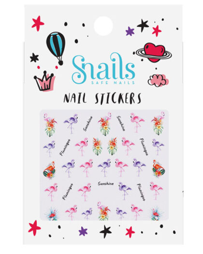 Nails Stickers - Flamingo- Snails