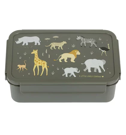 porta pranzo per bambini con disegni di animali