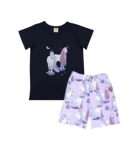 Completino Unicorni in cotone organico-Walkiddy
