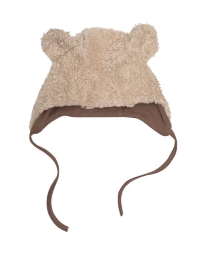 cappellino per bambini effetto teddy in lana merino