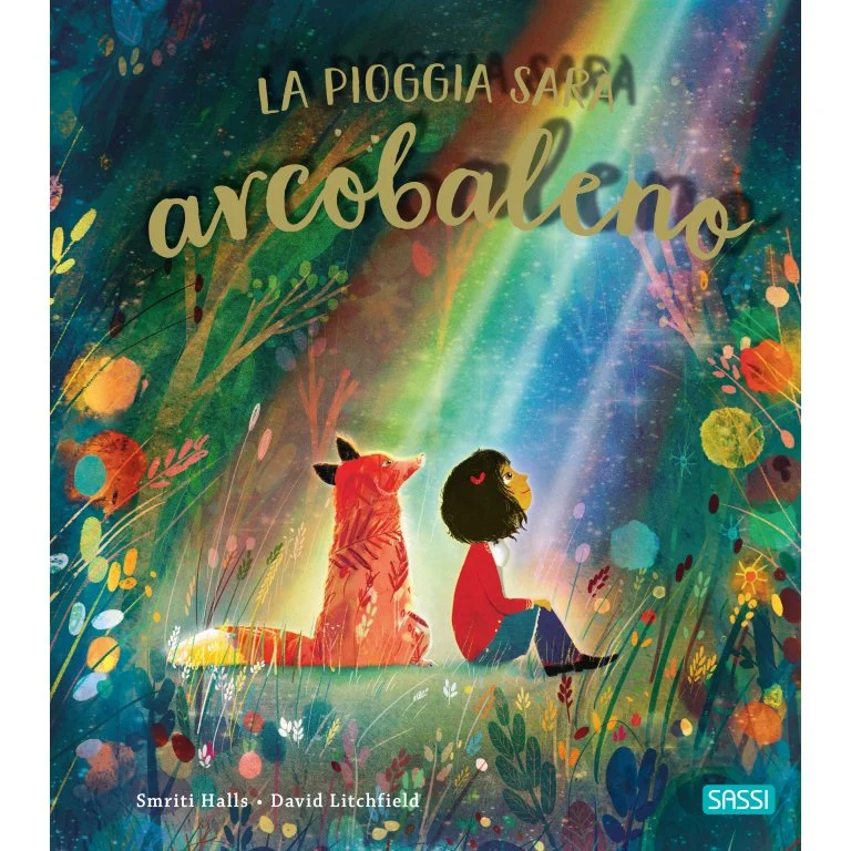 libro per bambini dal titolo la pioggia sarà arcobaleno
