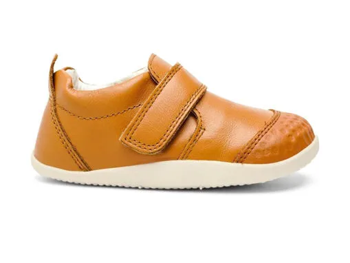 scarpine prime passi per bambini di colore caramello brand bobux