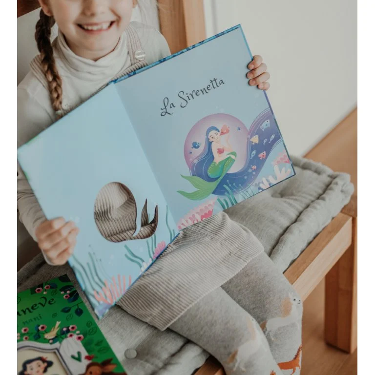 La Sirenetta, fiabe intagliate- Libro per bambini - Sassi Editore - immagine 2