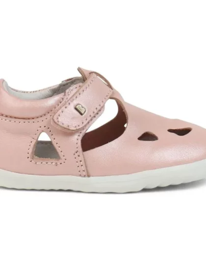 sandali chiuso primi passi per bambini di colore rosa della marca bobux