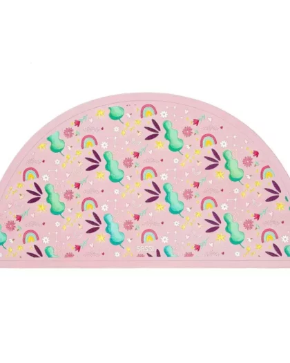 tovaglietta in silicone per bambini di colore viola