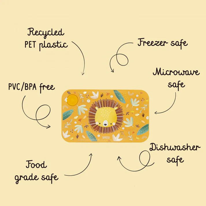 Lunch box in pet alimentare - Leone Chompy - SASSI - immagine 3