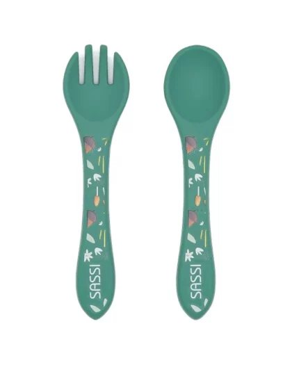 posate in silicone volpe