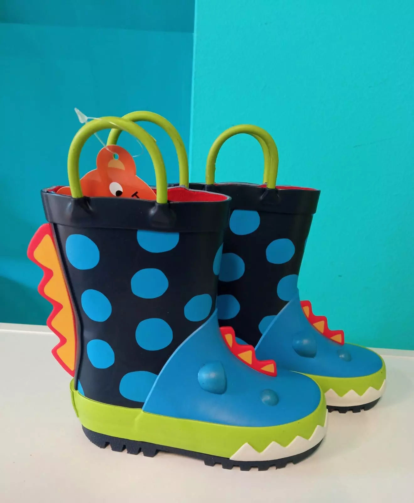 Stivaletto pioggia per bambini mr tiggle draghetto