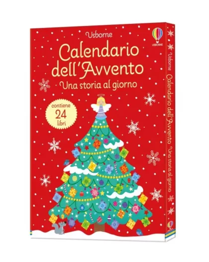 calendario dell'avvento per bambini con 24 libricini da leggere, brand usborne