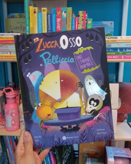 libro illustrato per bambini zucca osso e pelliccia, di nomos edizioni