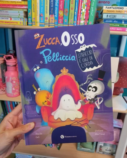 libro illustrato per bambini zucca osso pelliccia di nomos edizioni