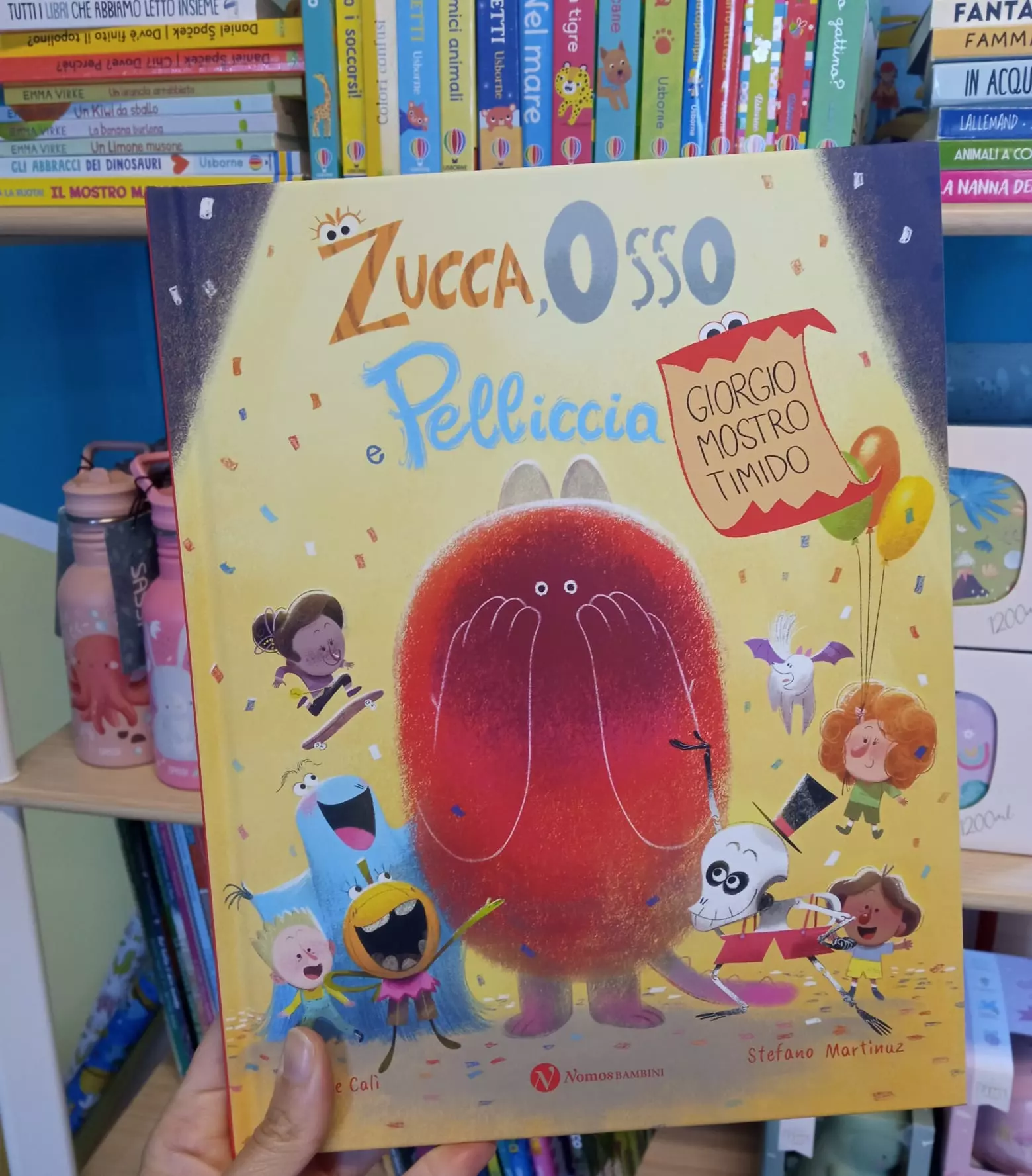 libro illustrato per bambini, zucca osso e pelliccia di nomos edizioni