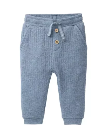 pantalone in cotone biologico per bambini di colore grigio, marca people wear organic