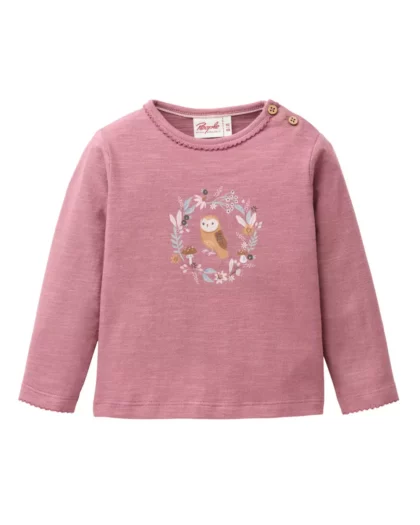 maglietta a manica lunga per bambini in cotone biologico del brand people wear organic